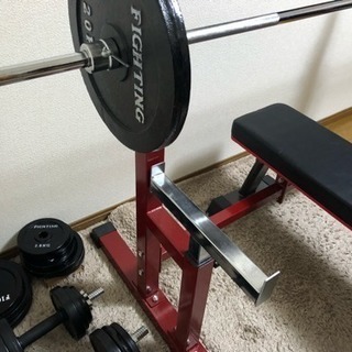 ベンチプレス140kg分/ダンベル 17kg×2個