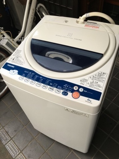 洗濯機 TOSHIBA AW-60GK 美品