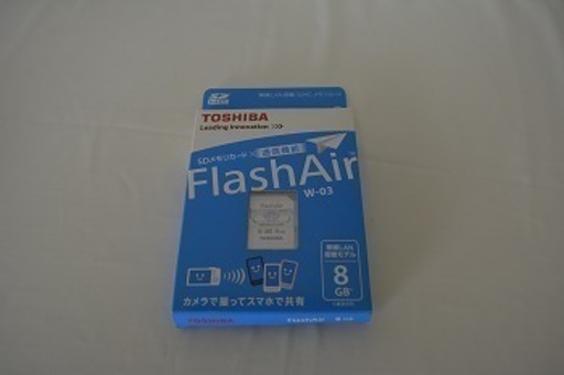 TOSHIBAのFlashAir　8Ｇ◆◆◆◆USED品