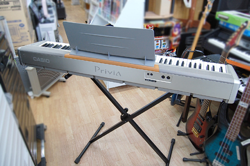 札幌市 CASIO/カシオ 電子ピアノ Privia/プリヴィア PX-120 88鍵盤 汎用スタンド付き