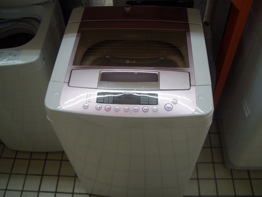 ☆高く買取るゾウ　八幡西店☆【直接引取限定】LG 洗濯機　5.5Kｇ　コントロールパネルがピンク色です！