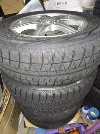 即渡し可 195/65R15 スタッドレス プリウス 100-5H 6J +45