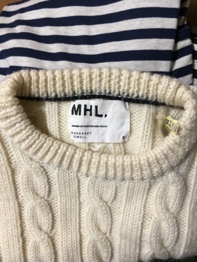 MHL ケーブル編み セーター ニット
