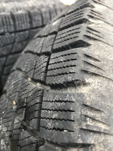 値下げ‼️軽用 155／６５R 13インチ ブリジストン  スタッドレス タイヤ アルミホイール 付き 4本セット‼️