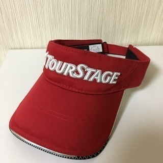サンバイザー ツアーステージ Tour Stage 赤