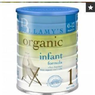 粉ミルク Bellamy's Organic 900g×３缶