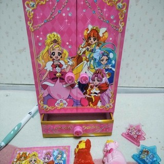 ★★美品!!「プリンセスプリキュア」変身ドレスアップキーの収納ボ...