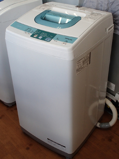 ♪HITACHI/日立 洗濯機 NW-5SR 5.0kg 2014年製 排水ホース補修あり (ASTY) 石山通の生活家電《洗濯機》の中古あげ