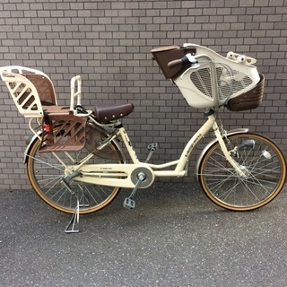美品 中古 自転車 3人乗り用 26インチ【ママチャリ子供椅子付き  