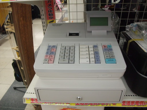 【引取限定】シャープ　レジスター　ＸＥ-A207W　中古品