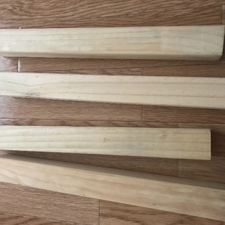 木材 ４本セット 埋め込みナット付き