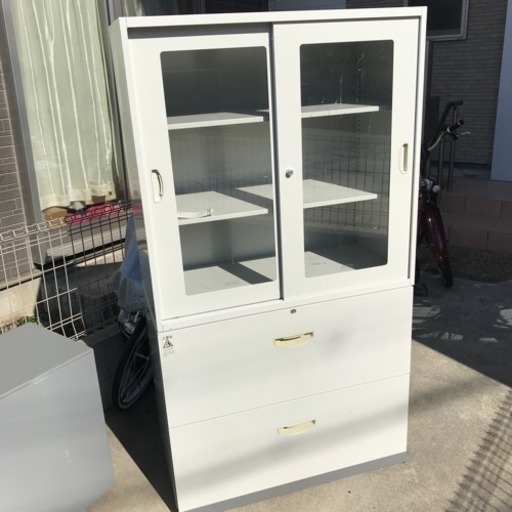 【お買得品】スチール製 キャビネット 書庫