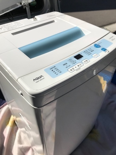 久保田様御予約2014年製6キロアクア洗濯機超美品！千葉県内配送無料！設置無料！