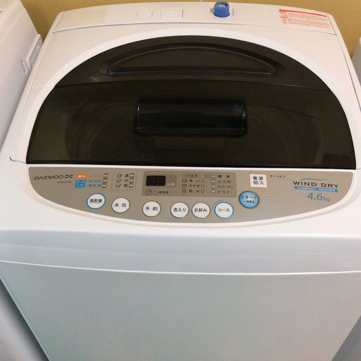 【送料無料・設置無料サービス有り】洗濯機 DAEWOO DWA-SL46 中古