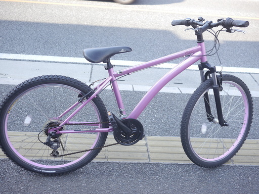 防犯登録込マウンテンバイクチョイ乗りピンク L Power 福岡の自転車の中古あげます 譲ります ジモティーで不用品の処分
