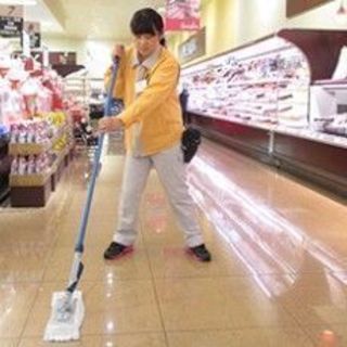 【急募】大手スーパーの営業中店内清掃スタッフ