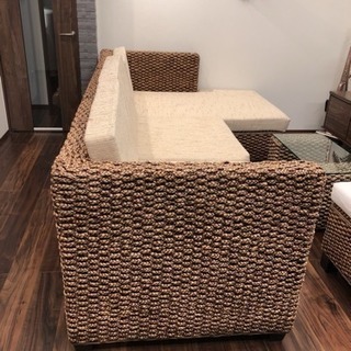 3ヶ月使用♡高級ソファーセット バリ家具