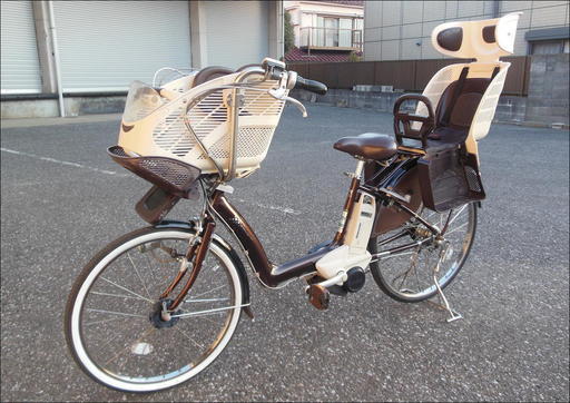 ★★　ブリジストン【アンジェリーノ　アシスタＤＸ】　前後チャイルドシート装備の子供２人同乗推奨自転車！　アシスト２倍の「新基準」パワーモータ　お届けいたします！　★★