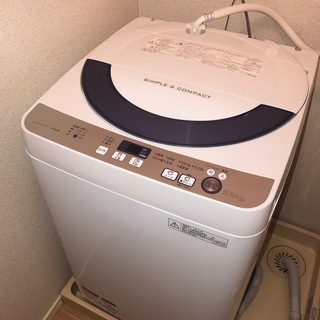 SHARP 全自動洗濯機　ES-GE55Rを売ります