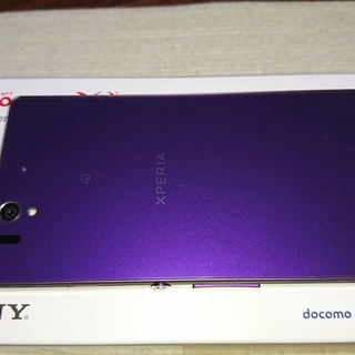 SONY XPERIA Z SO-02E パープル 中古 美品