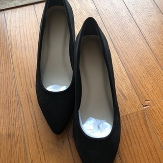 また‼️さらに値下げ❗️スエード調のパンプス👠黒