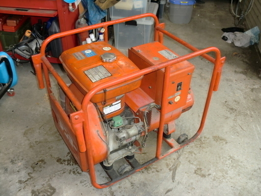 エンジン溶接機（アーク溶接170A要整備）
