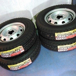 軽トラ /冬用【未使用品/4本】全メーカー対応 スズキ/ダイハツ/ホンダ エブリー アトレー バモス サンバー キャリー ハイゼット 145R12 6PR LT