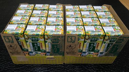 断捨離 半額以下カゴメ 野菜生活100 愛媛キウイミックス 195ml紙パック 24本入 野菜ジュース なお 池袋のその他の中古あげます 譲ります ジモティーで不用品の処分