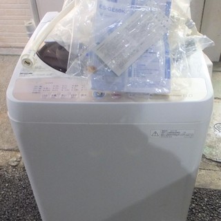 ☆シャープ SHARP ES-GE60K 6.0kg 送風乾燥機能搭載全自動洗濯機◆ガンコ汚れも強力に分解
