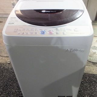 ☆シャープ SHARP ES-GE60K 6.0kg 送風乾燥機能搭載全自動洗濯機◇