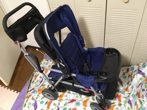 二人乗りベビーカー 縦型
