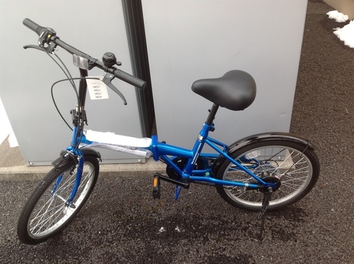 新品 未使用 折りたたみ自転車 ギア付き