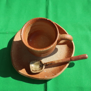 和風のコーヒーカップセット（６客）