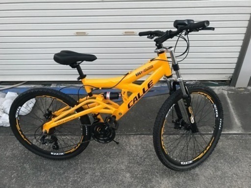 取りさらに値引き！取りに来る方限定‼️新車 ディスクブレーキフルサスペンションMTB