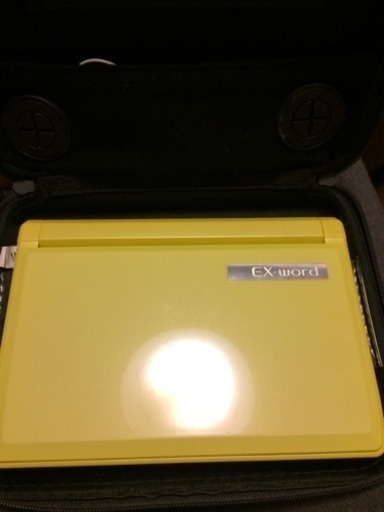 美品のCASIO電子辞書 黄色