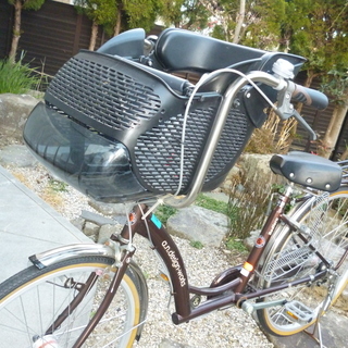 子供乗せ自転車　前乗せ　a.n.design-works（茶）
