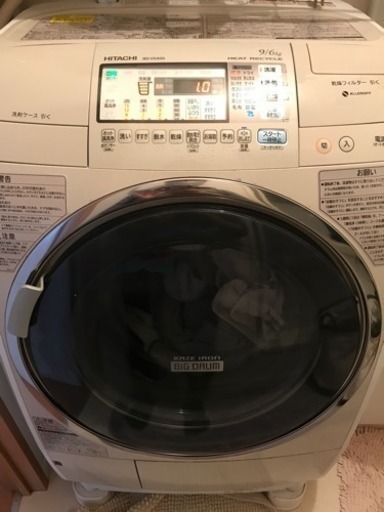 【中古】日立 ドラム洗濯機 2012年製