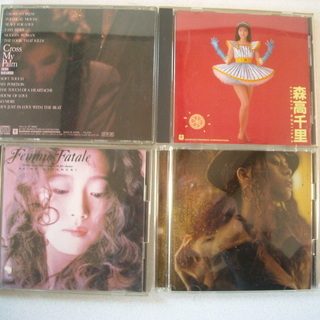 CD　①中森明菜　②森高千里　③中森明菜　④小柳ゆき　