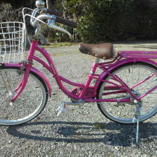 女の子自転車　２０インチ　ピンクメタリック