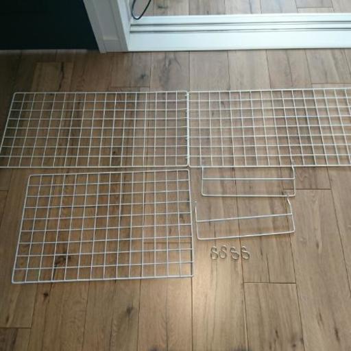 Diy 収納ウォール ワイヤーネット白 じんべい 中野の家具の中古あげます 譲ります ジモティーで不用品の処分