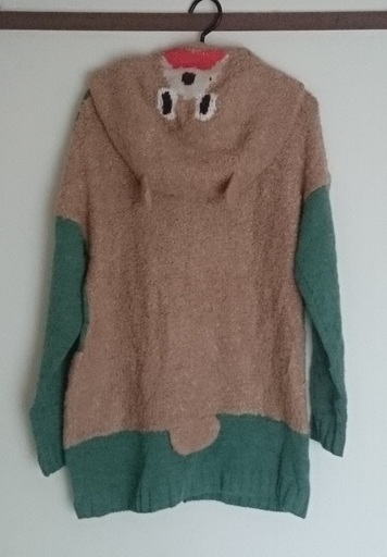 送料別ネネット くまフェイスニットカーディガン Neｰnet ノリ 豪徳寺のニットの中古 古着あげます 譲ります ジモティーで不用品の処分