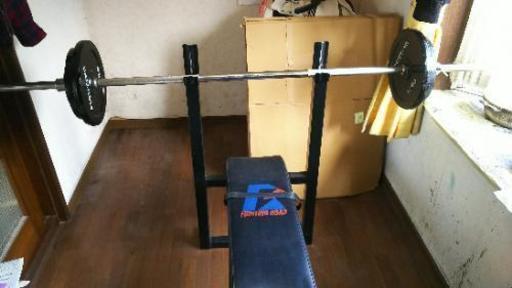 ファイティングロード ベンチプレスセット50kg (バーベル\u0026ベンチ)