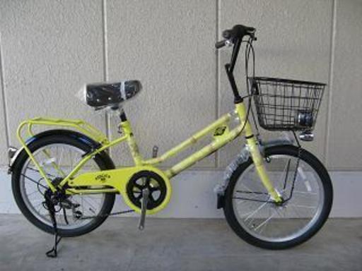 〔新品〕２０インチタウン自転車（外装６段変速・LEDオートライト）