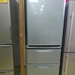 三菱 3ドア冷蔵庫 MR-C37R-S 2010年製 中古品 (高く買い取るゾウ中間
