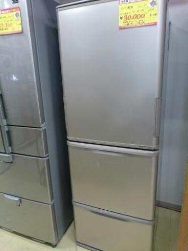 SHARP 3ドア冷蔵庫 SJ-WA35X 2012年製 中古品 (高く買い取るゾウ中間店)