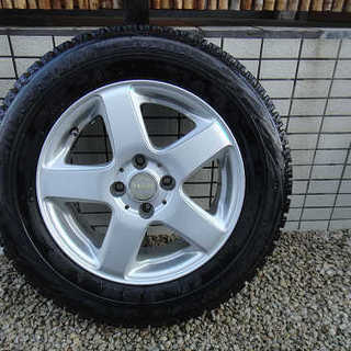 【値下げ】スタッドレス★ブリザックGZ+ブリヂストンアルミ　195/65R15　4本セットバリ山★