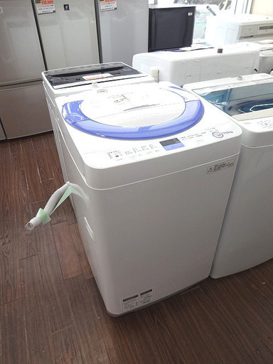 札幌 引き取り シャープ 2014年製 全自動洗濯機 7kg ES-T706 たて型