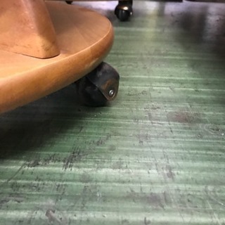 回転肘付椅子 キャスター付4脚セット