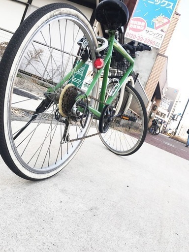 クロスバイク VIENTO 700 7段変速 ブラック 配送無料 El dios del