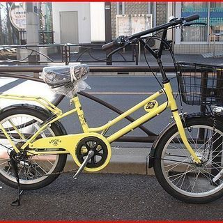 ★アウトレットセール・新品・アサヒ・17年モデル・ブライトディ・20インチ・外装6段・LEDオートライト・レモンライム